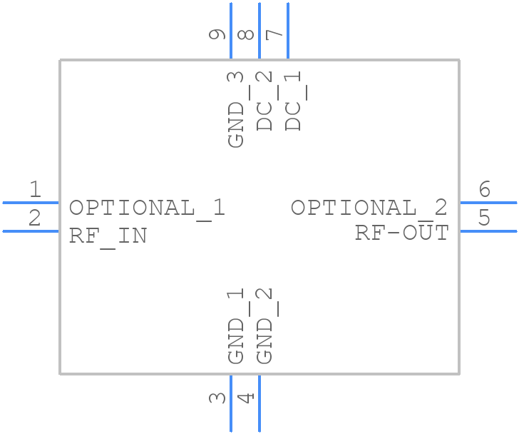 MNA-4+ - Mini-Circuits - PCB symbol