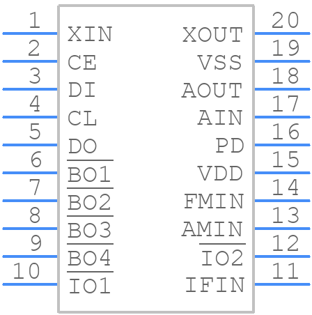 LC72131M - Sanyo - PCB symbol