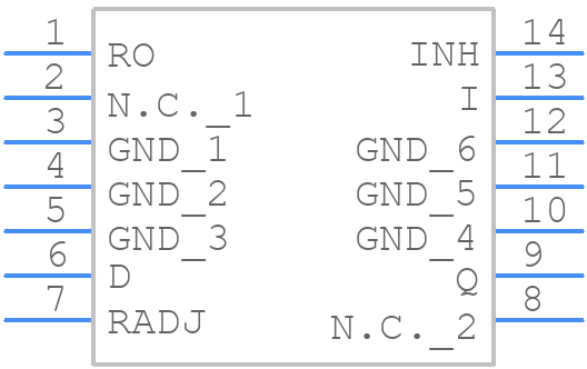 TLE4262GM - Infineon - PCB symbol