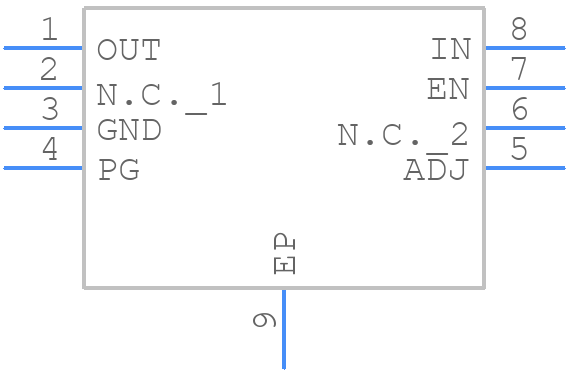 TLS125D0EJXUMA1 - Infineon - PCB symbol