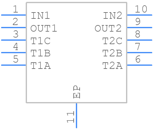 LT5401IMSE#TRPBF - Analog Devices - PCB symbol