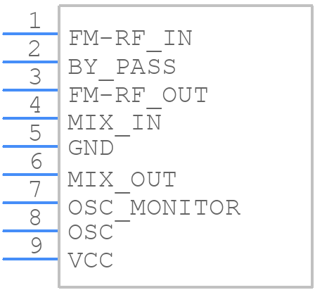 TA7358APG - Toshiba - PCB symbol