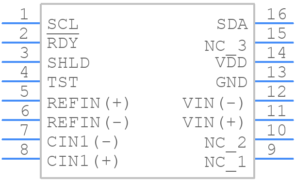 AD7747ARUZ - Analog Devices - PCB symbol