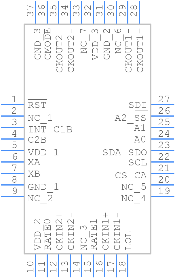 SI5328B-C-GM - Skyworks - PCB symbol