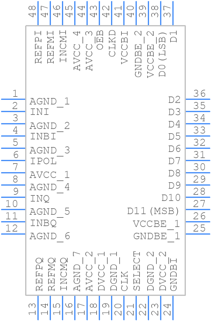 TSA1203IF - STMicroelectronics - PCB symbol