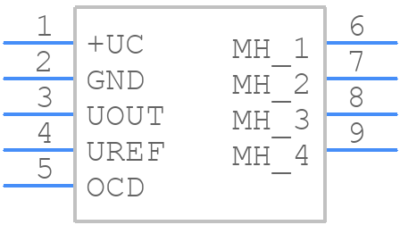 LZSR 200-P/SP1 - LEM - PCB symbol