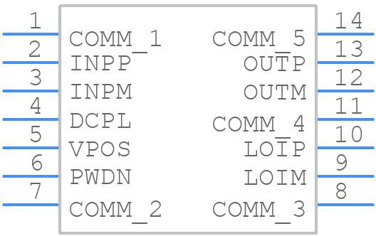AD8343ARUZ - Analog Devices - PCB symbol