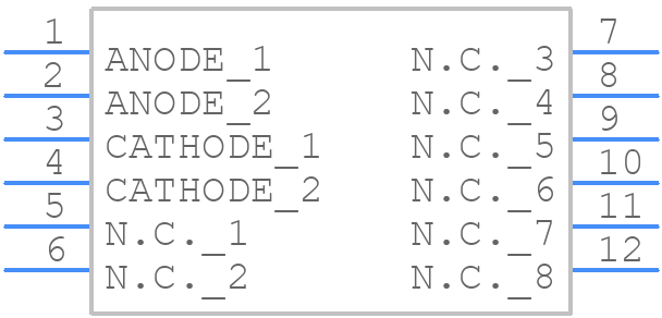 AFBR-S4K33C0135L - Broadcom Pi - PCB symbol