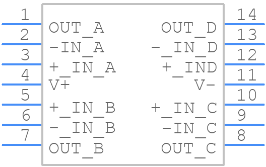 AD8630ARZ - Analog Devices - PCB symbol