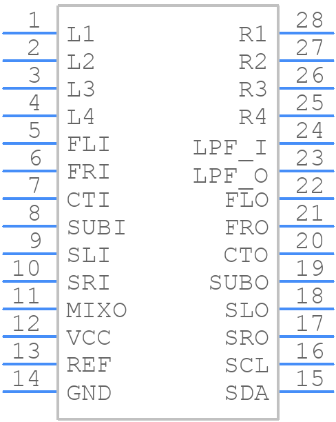 PT2323-S - 1-Avel - PCB symbol
