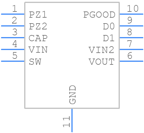 LTC3588IMSE-2#TRPBF - Analog Devices - PCB symbol