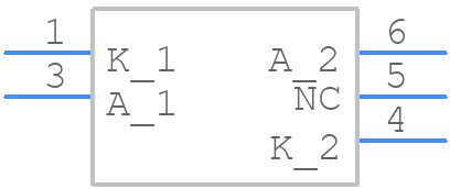 DE2GD - Kingbright - PCB symbol