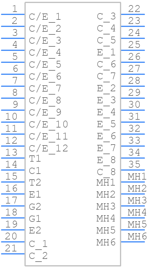 FF300R08W2P2B11ABOMA1 - Infineon - PCB symbol