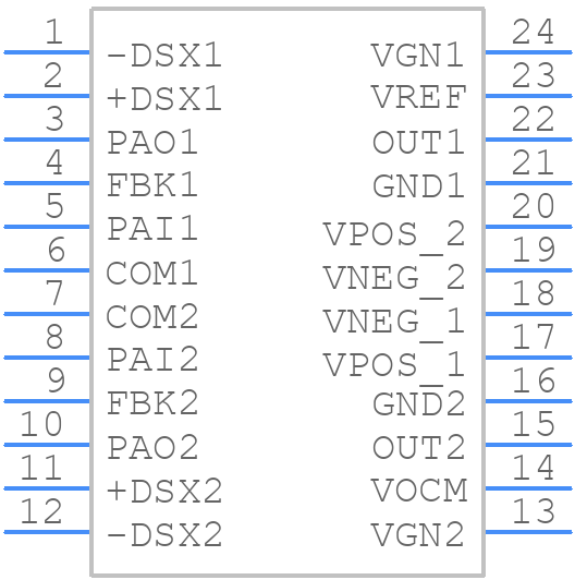 AD604ARZ - Analog Devices - PCB symbol