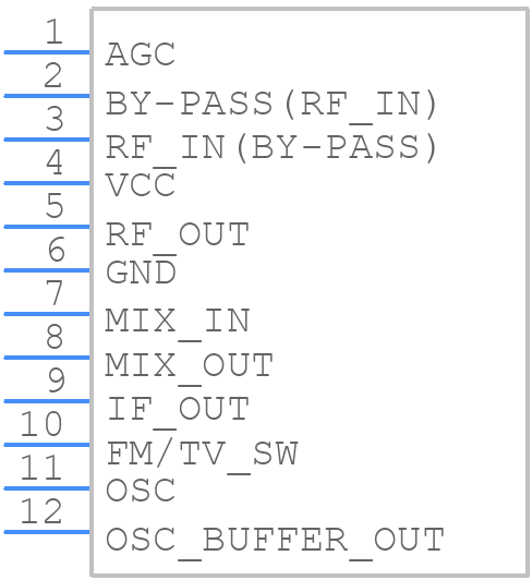 TA8176SN - Toshiba - PCB symbol