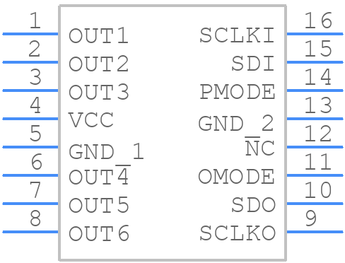 lpd8806s - Adafruit - PCB symbol