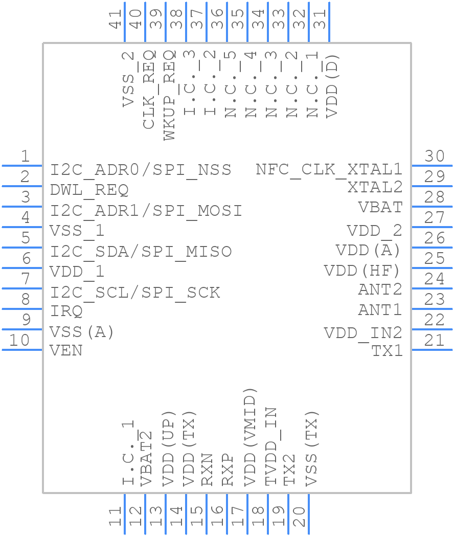PN7160A1HN/C100E - NXP - PCB symbol