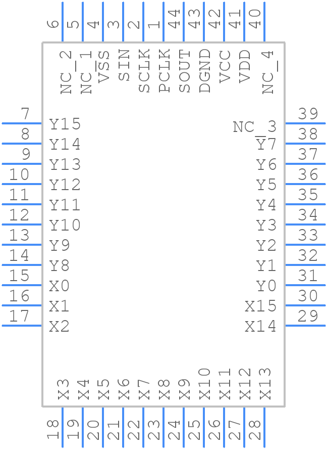 AD75019JPZ - Analog Devices - PCB symbol
