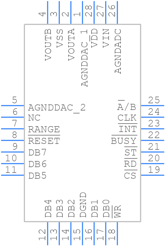 AD7669JPZ - Analog Devices - PCB symbol