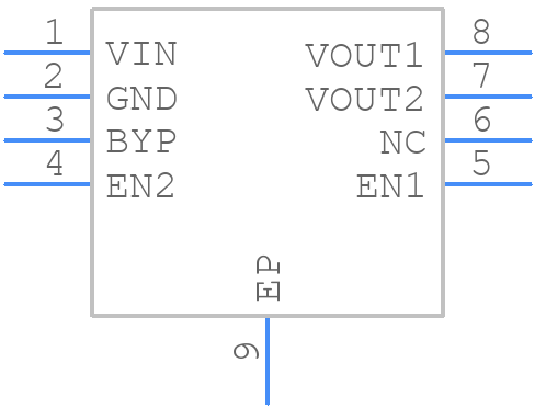 MIC5310-GFYML-TR - Microchip - PCB symbol