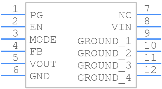 LMZ20502SILR - Texas Instruments - PCB symbol