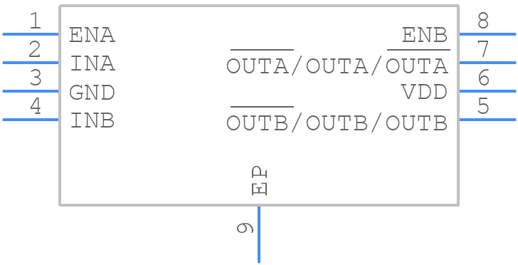 MCP14A0303-E/MNY - Microchip - PCB symbol