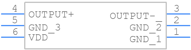 ICS-40619 - TDK - PCB symbol