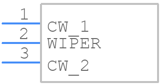 RKT3296-104-W - Kings Electronics - PCB symbol