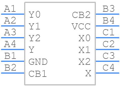 MAX4932EWC+T - Analog Devices - PCB symbol