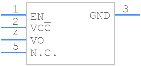 BD33FC0WFP-E2 - ROHM Semiconductor - PCB symbol