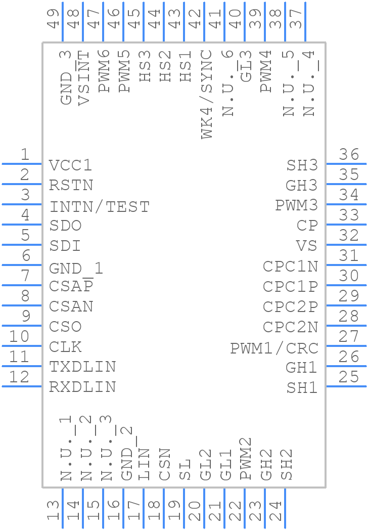 TLE9564QXXUMA1 - Infineon - PCB symbol
