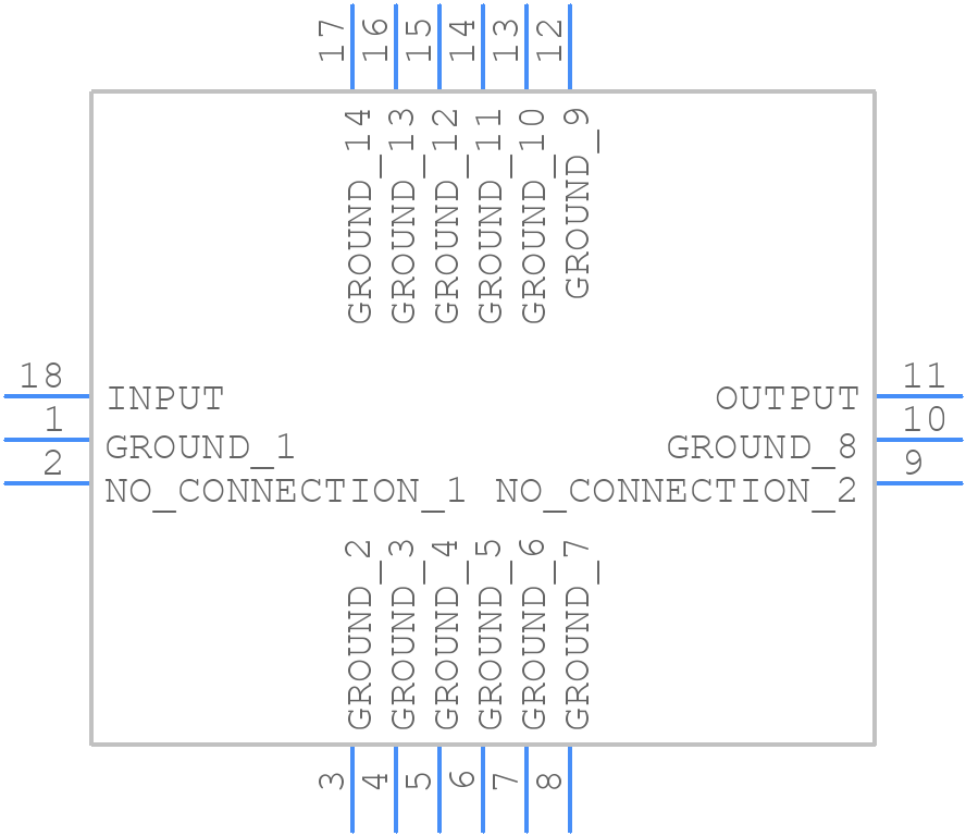 BPF-F1950+ - Mini-Circuits - PCB symbol