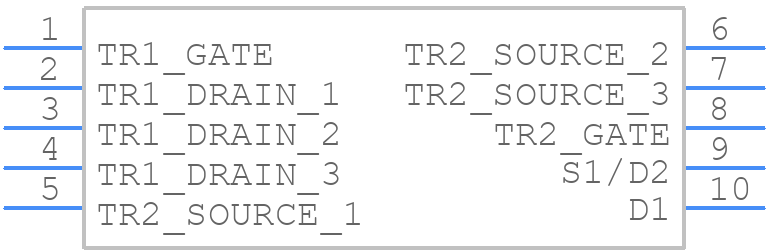 HS8K1 - ROHM Semiconductor - PCB symbol