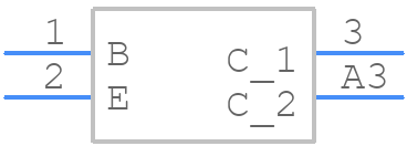 2SCR562F3 - ROHM Semiconductor - PCB symbol