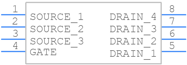 RS3E130AT - ROHM Semiconductor - PCB symbol