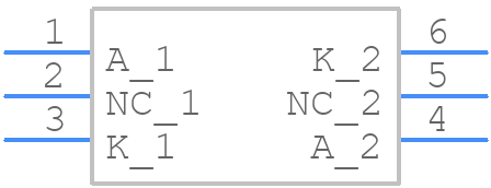 RF04UA2DFH - ROHM Semiconductor - PCB symbol