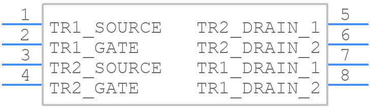 QH8KA4 - ROHM Semiconductor - PCB symbol