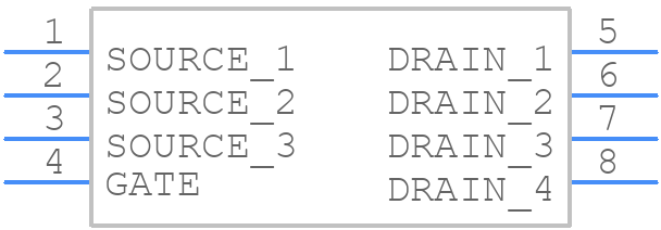 RQ1A070AP - ROHM Semiconductor - PCB symbol