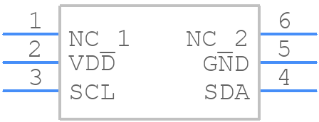 AHT20 - Adafruit - PCB symbol