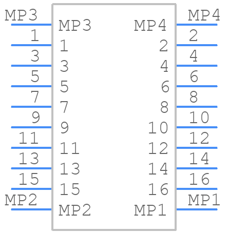 52559-1633 - Molex - PCB symbol