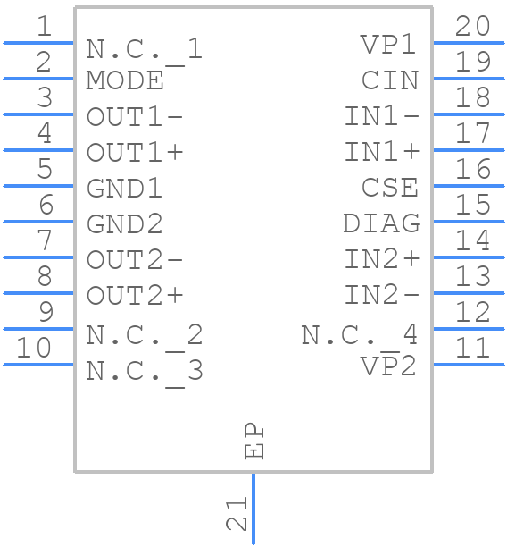 TDA1565TH - NXP - PCB symbol