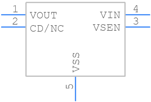 XC6118N15AGR-G - Torex - PCB symbol