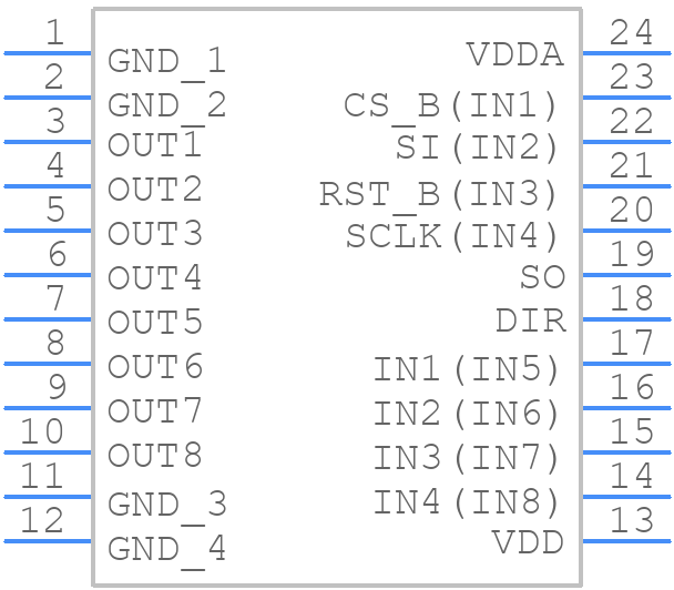 BD8LB600FS-CE2 - ROHM Semiconductor - PCB symbol