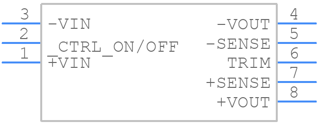 RPA300E-4832S/N/H - RECOM Power - PCB symbol