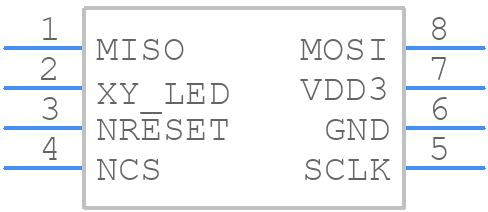ADNS-5030 - Avago Technologies - PCB symbol