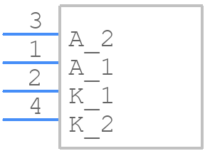 BZX884B13L-G3-08 - Vishay - PCB symbol