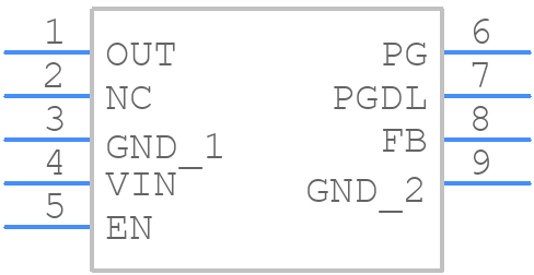 MP2019GN-33-Z - Monolithic Power Systems (MPS) - PCB symbol