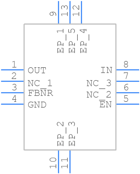 TPS73501DRBR - Texas Instruments - PCB symbol