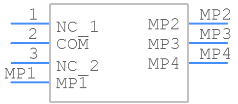 SK-3293S - XKB Connectivity - PCB symbol