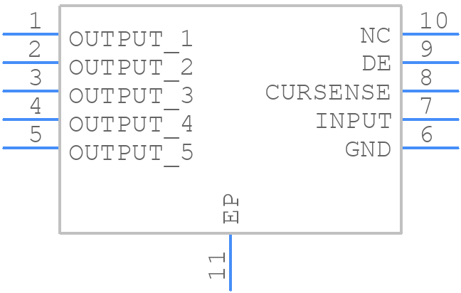 VN5E006ASPTR-E - STMicroelectronics - PCB symbol